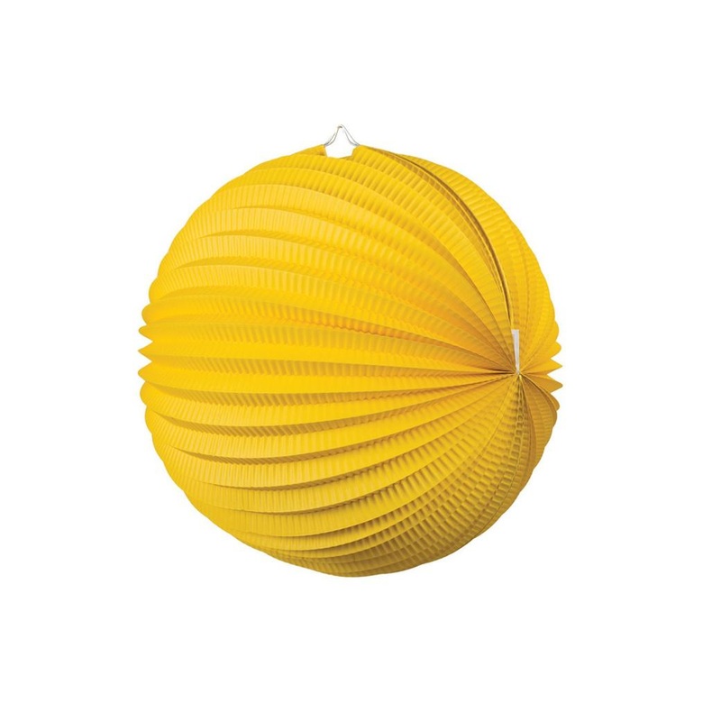 Accordion Lantern 25cm - Yellow
