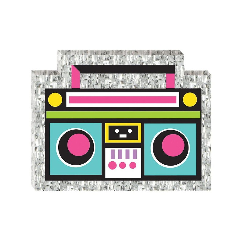 Awesome 80s Mini Pinata Decoration