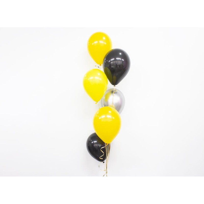 Plain Balloon Mix - Construction 6pk