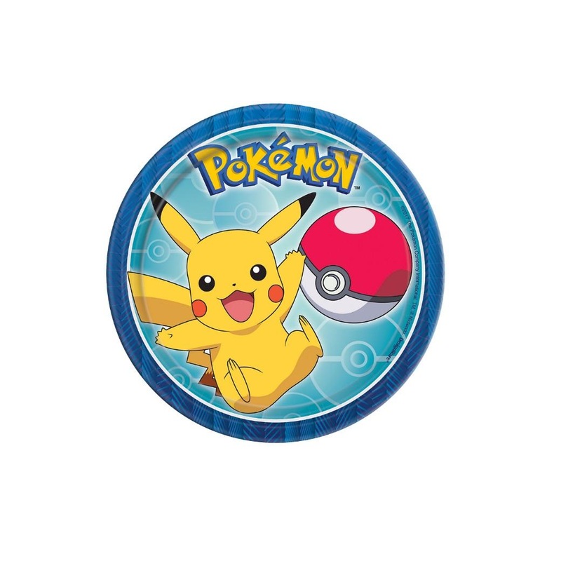 Pokemon Lunch Plates 8pk