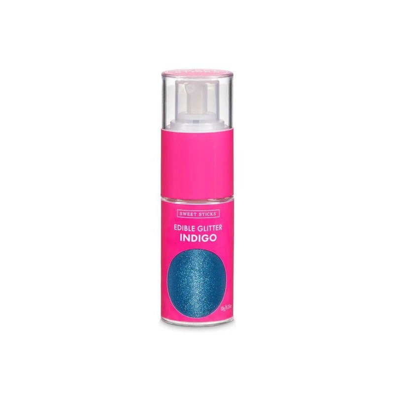 Sweet Sticks Edible Glitter Pump - Indigo
