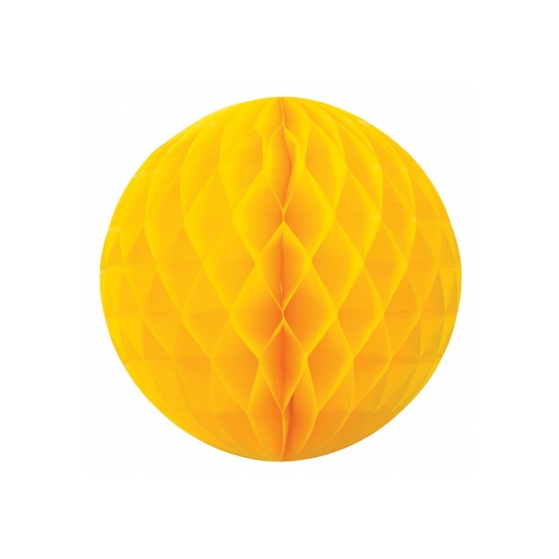 Tissue Honeycomb Ball 35cm - Yellow
