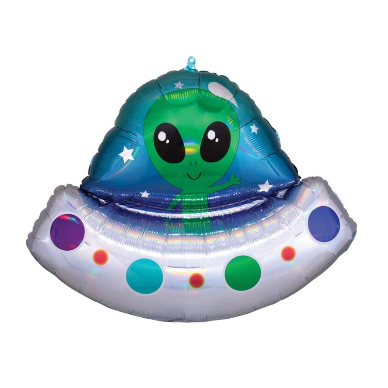 Alien Space Ship SuperShape Foil Balloon