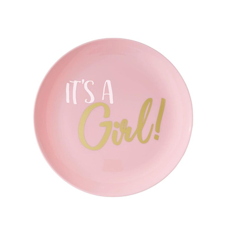 It's A Girl Premium Lunch Plates 20pk