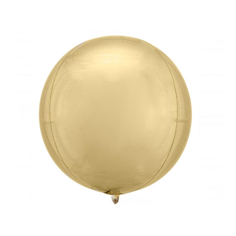 Orbz Balloon - White Gold