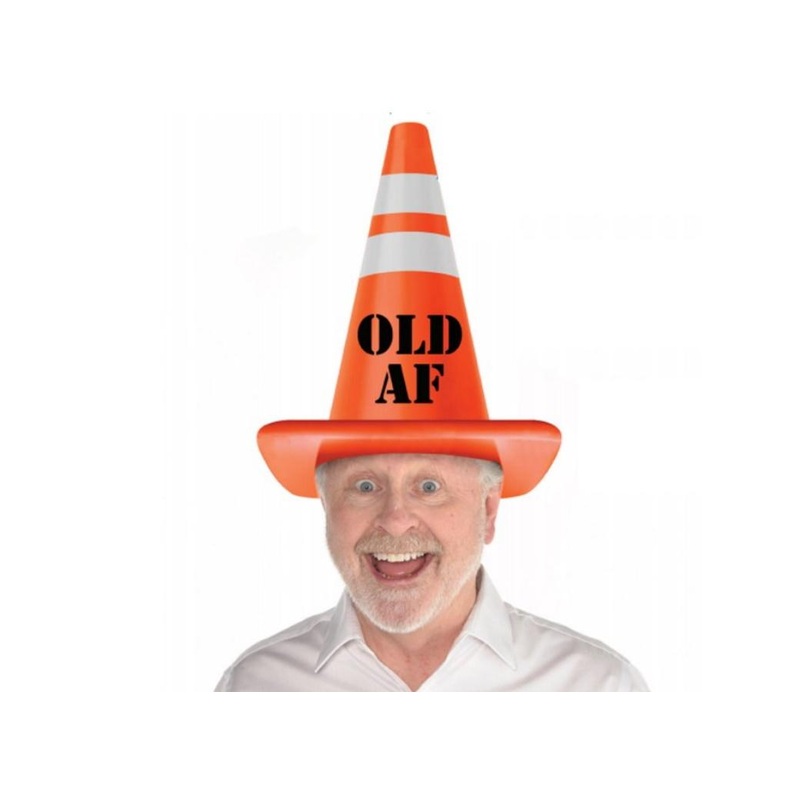Over The Hill Giant Road Cone Hat