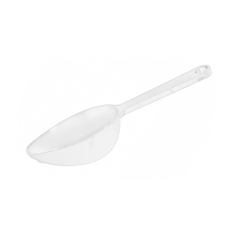 Plastic Candy Scoop - White