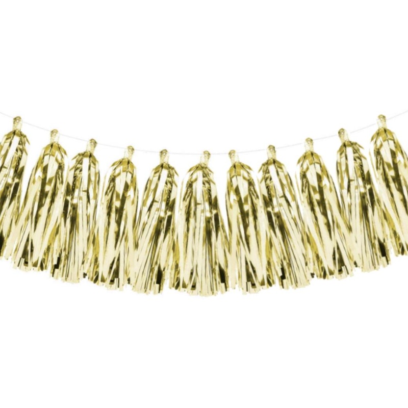 Tassel Party Garland - Gold