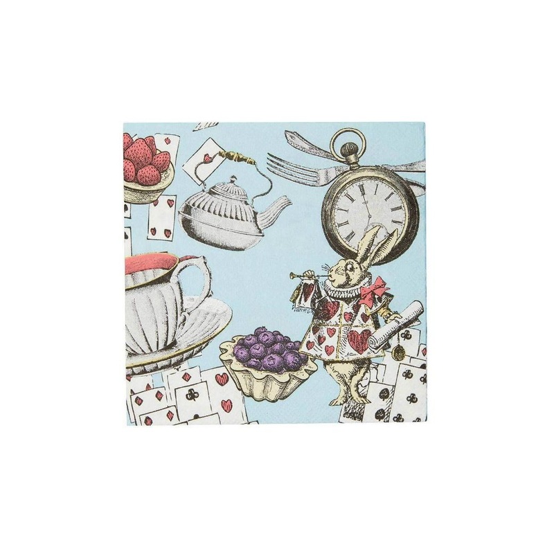 Truly Alice Blue Cocktail Napkins 20pk