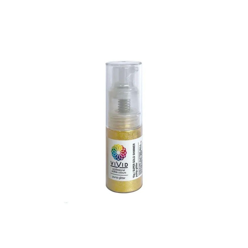 Vivid Edible Shimmer Pump - Super Gold