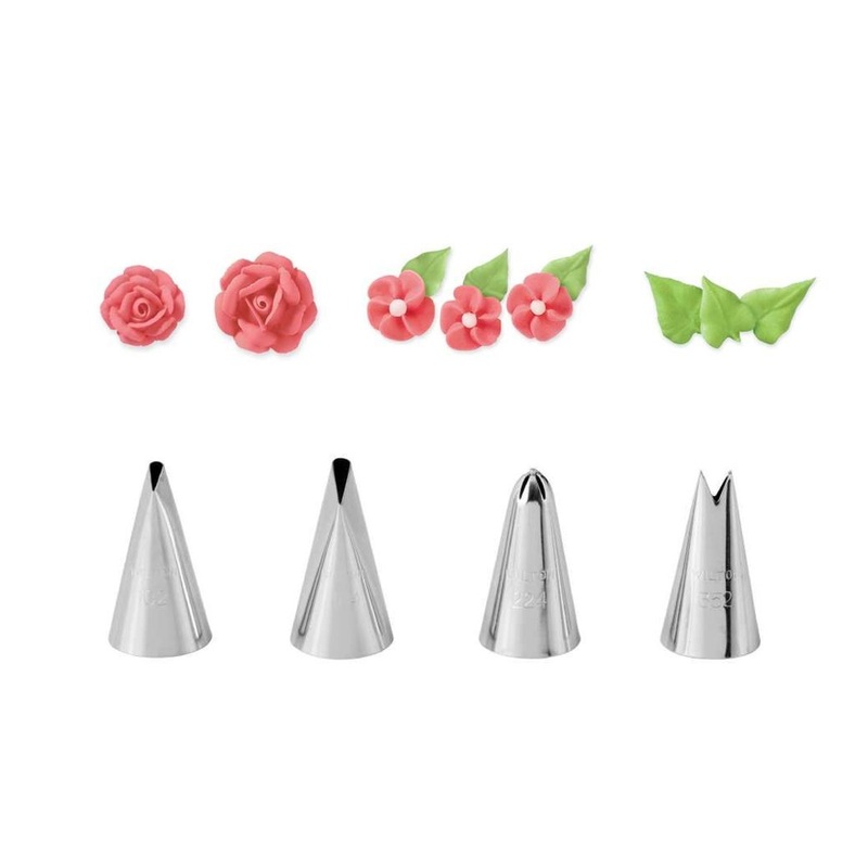Wilton Flower 4pc Tip Set