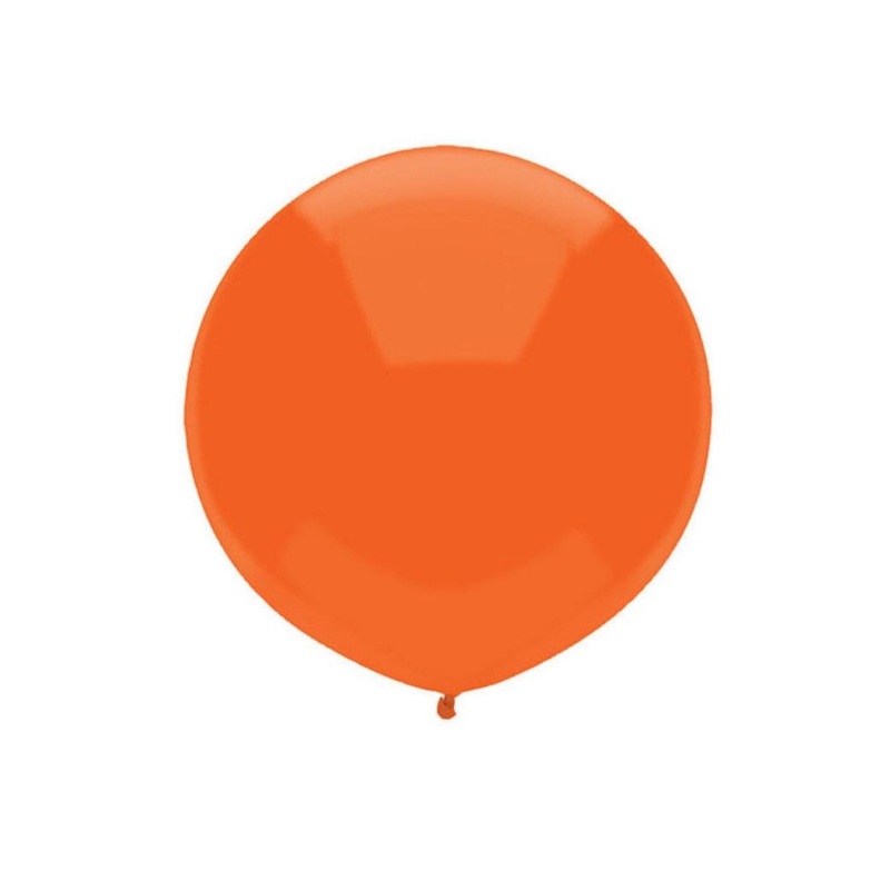 43cm Balloon - Bright Orange
