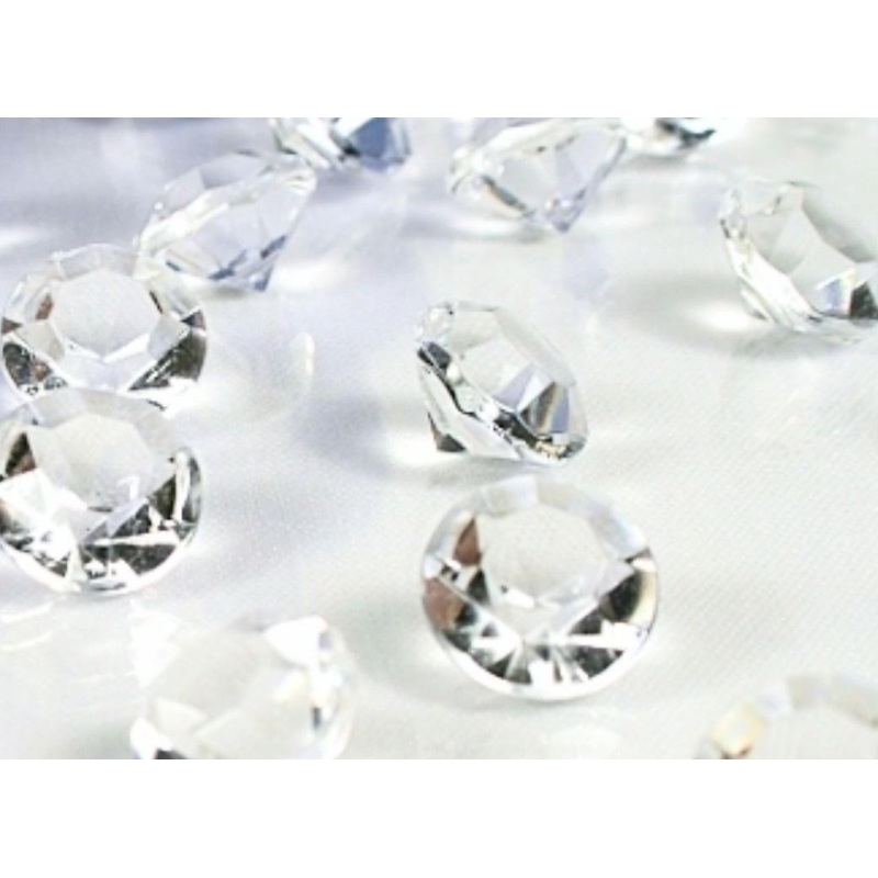 Acrylic Scatter Diamonds - Clear 30mm