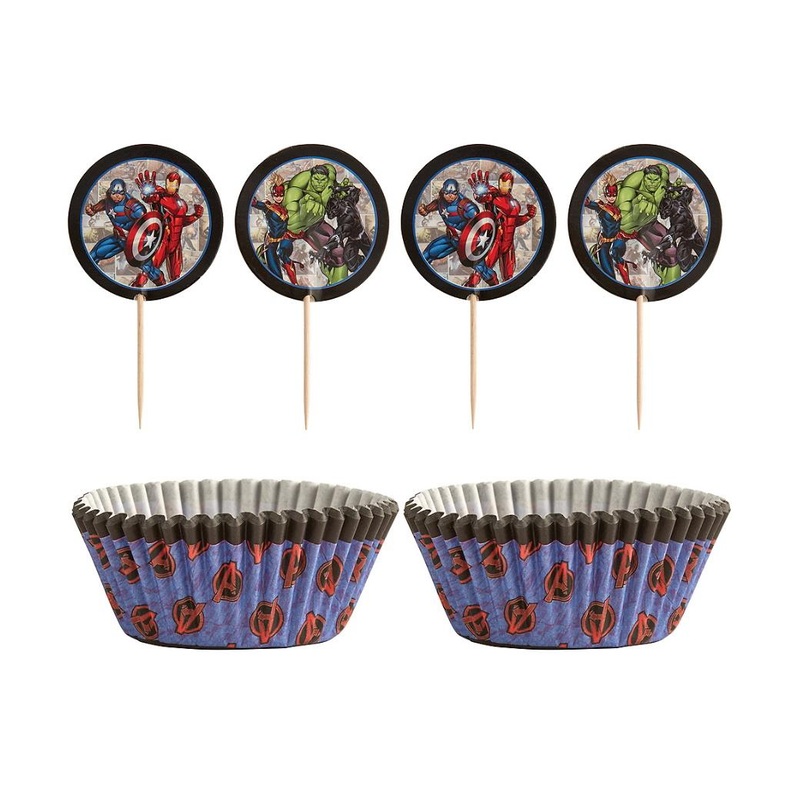Avengers Cupcake Decorating Kit 24pk