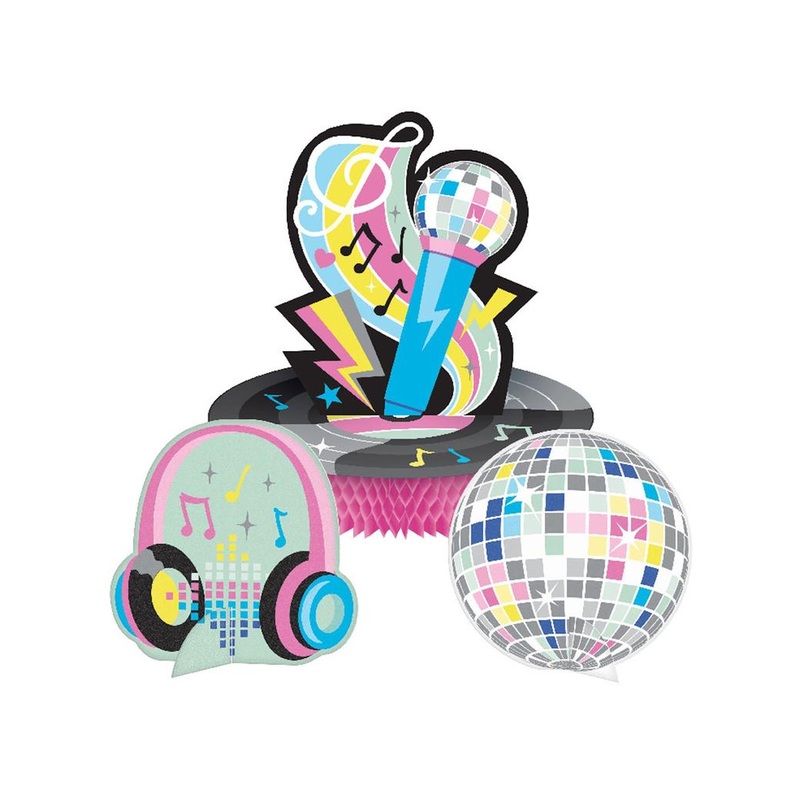 Birthday Beats Honeycomb Centrepiece