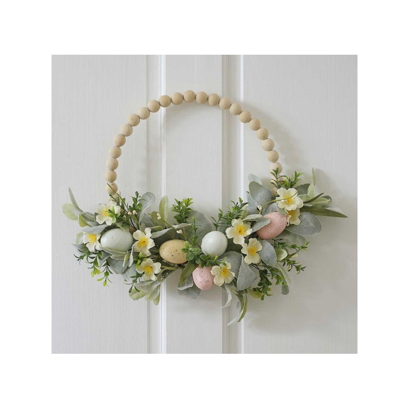 Hop Hop Hooray Easter Egg Wreath