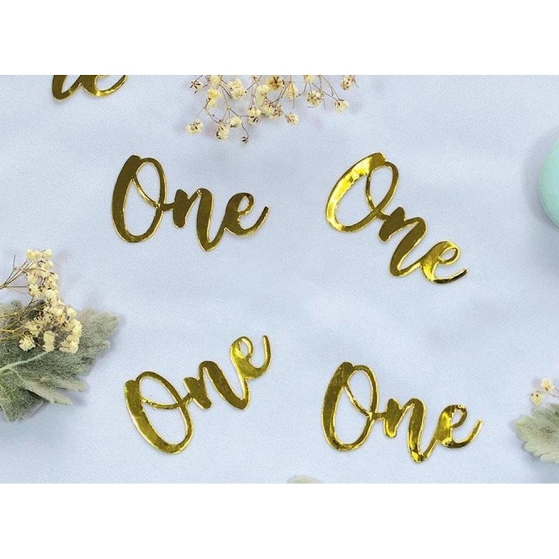 Jumbo Confetti - One Gold