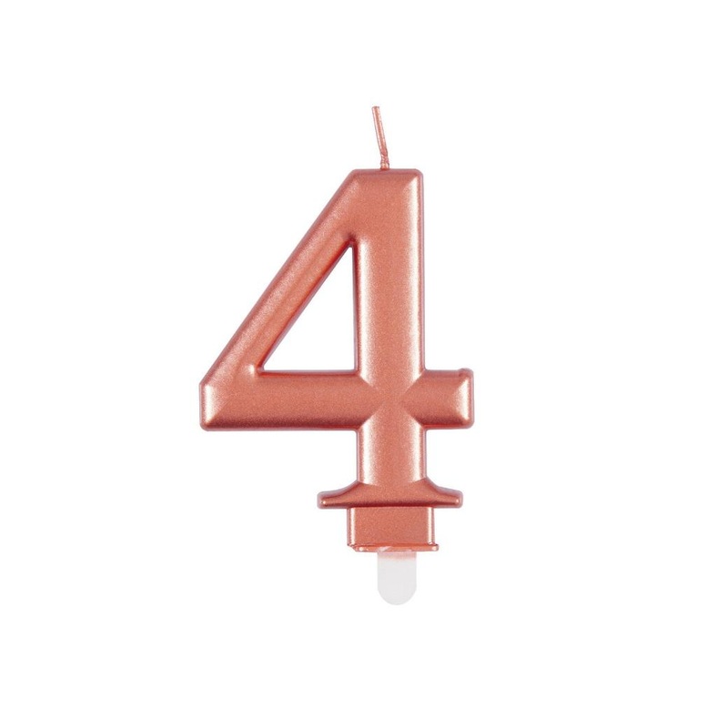 Metallic Rose Gold Candle - No. 4