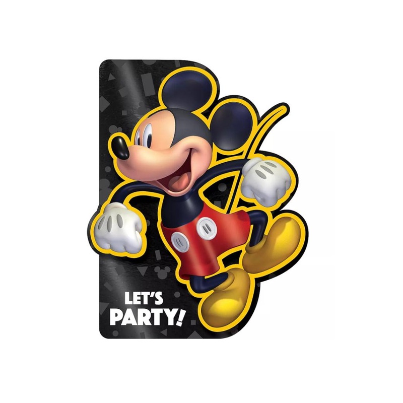 Mickey Mouse Forever Deluxe Invitations 8pk
