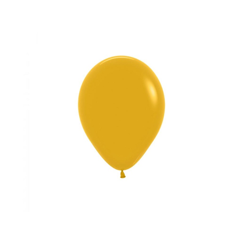 Mustard Balloons 12cm 10pk