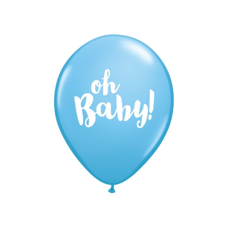 Oh Baby Balloon - Pale Blue