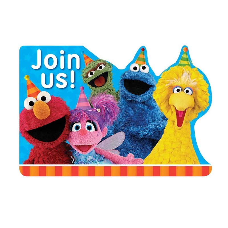 Sesame Street - Invitations 8pk