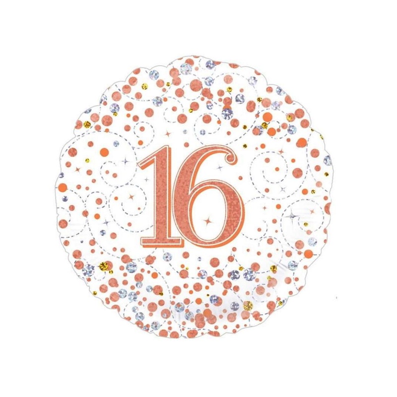Sparkling Fizz 16th Foil Balloon