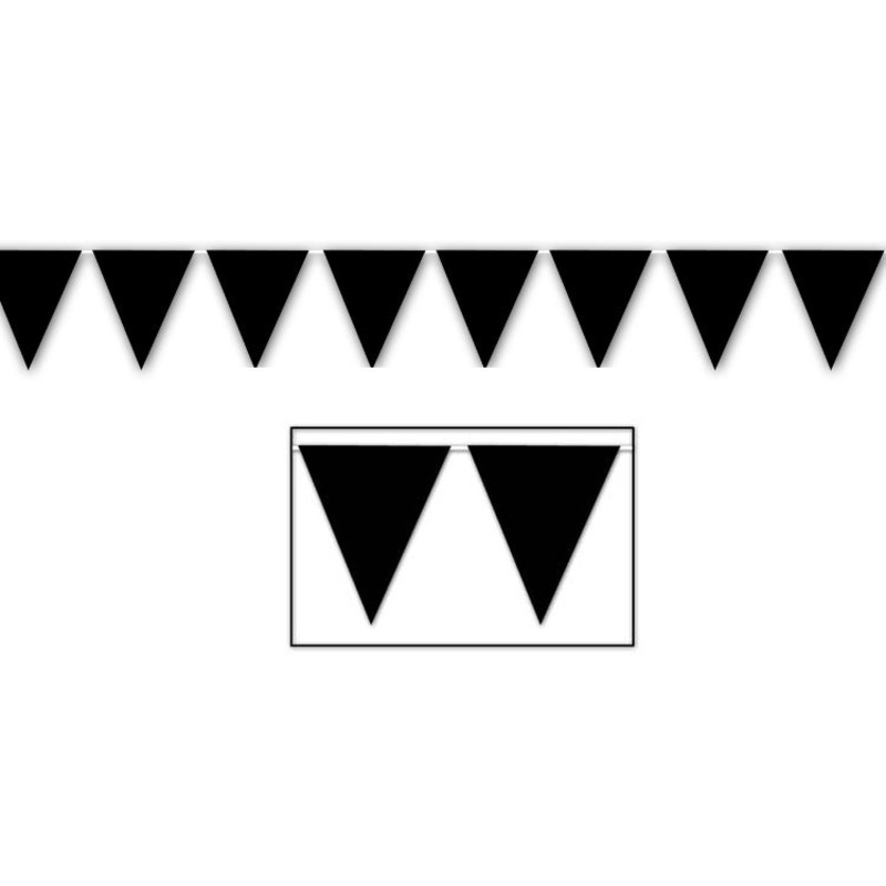 All Weather Bunting Flags - Black