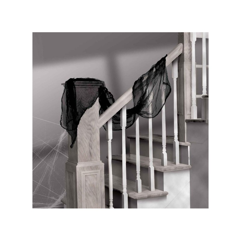 Black Gauze Cloth Decorations 2pk