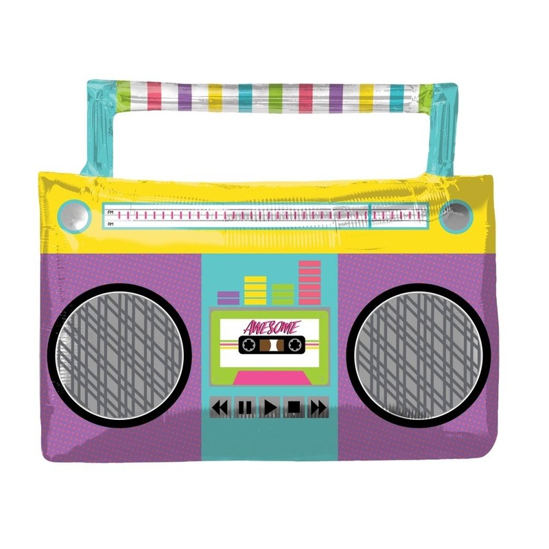 Boombox SuperShape Foil Balloon