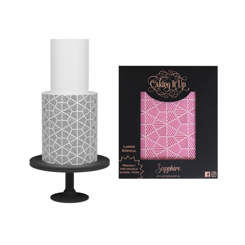 Caking It Up Cake Stencil - Sapphire