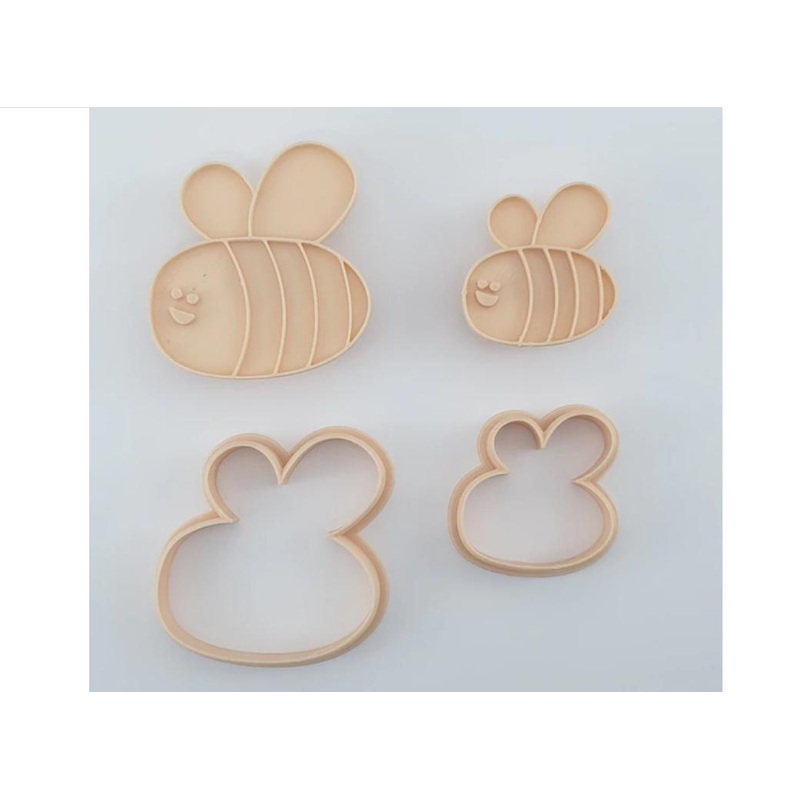 Little Biskut Bees 2pk Cutter Set