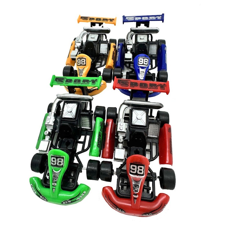 Mini Pull Back Racers 4pk