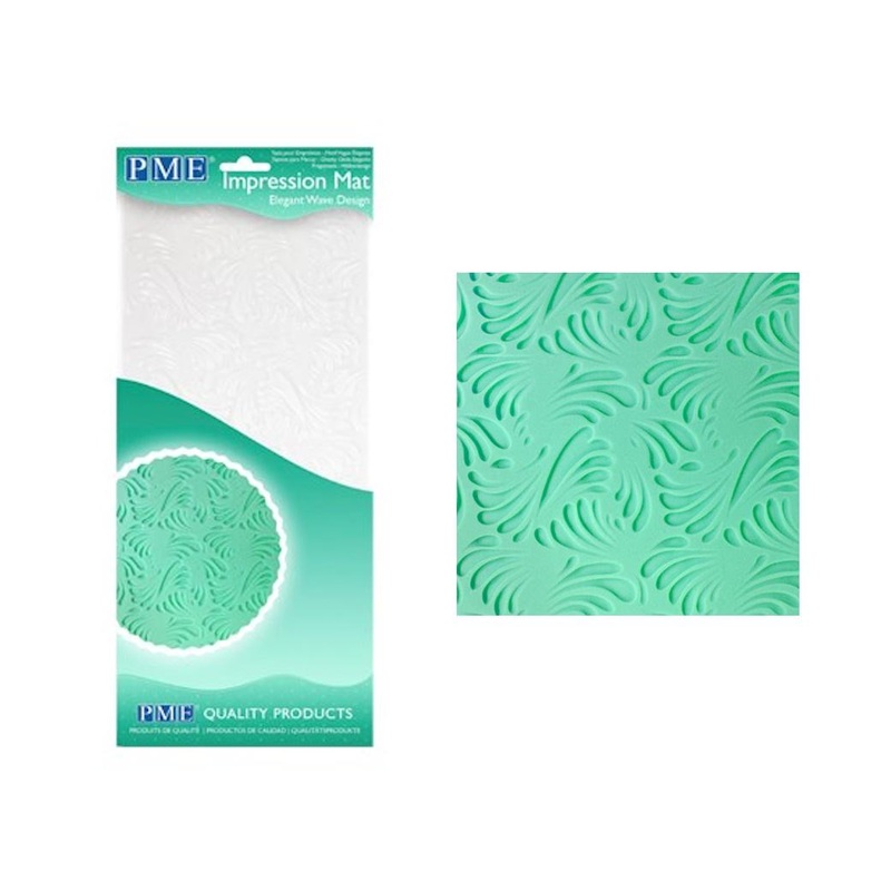 PME Elegant Wave Impression Mat