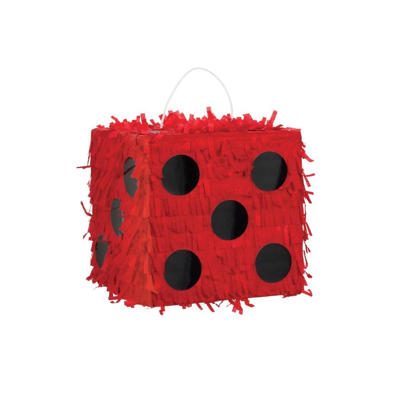 Roll The Dice Casino Mini Pinata Table Decoration