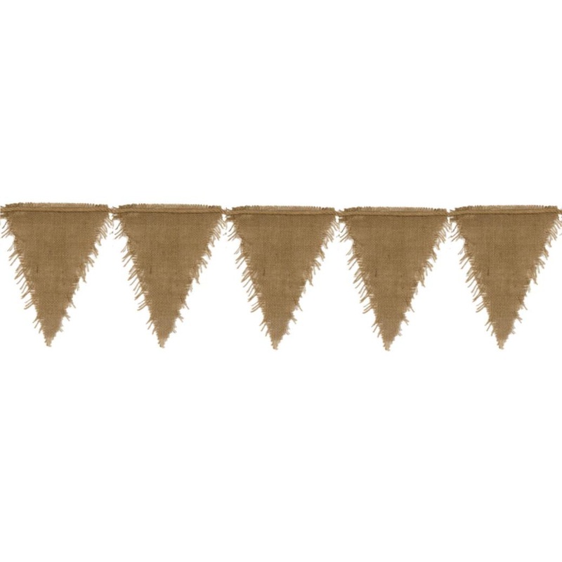 Rustic Burlap Bunting