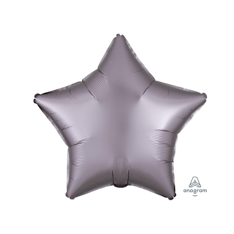 Star Shaped Foil Balloon - Satin Luxe Greige