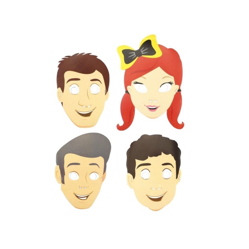 The Wiggles Masks 8pk
