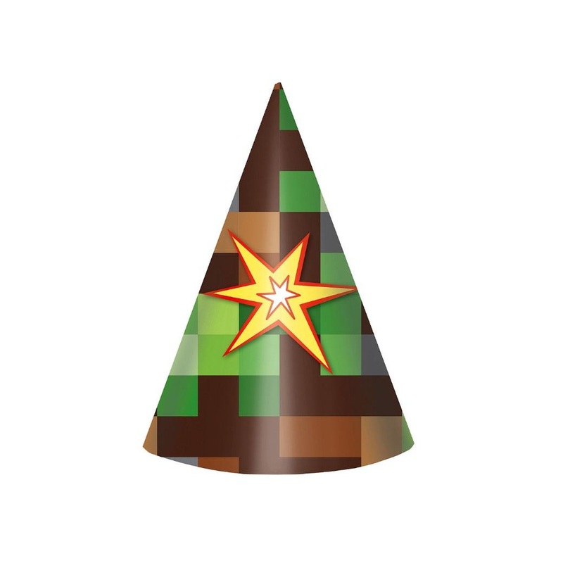 TNT Party Cone Hats 8pk
